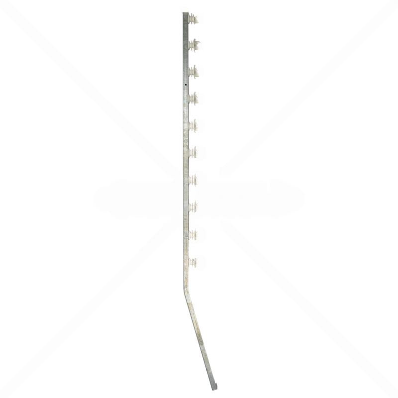 Nemtek Fence Pole - 10Line Square Tube Jurassic Galvanised Angle WB