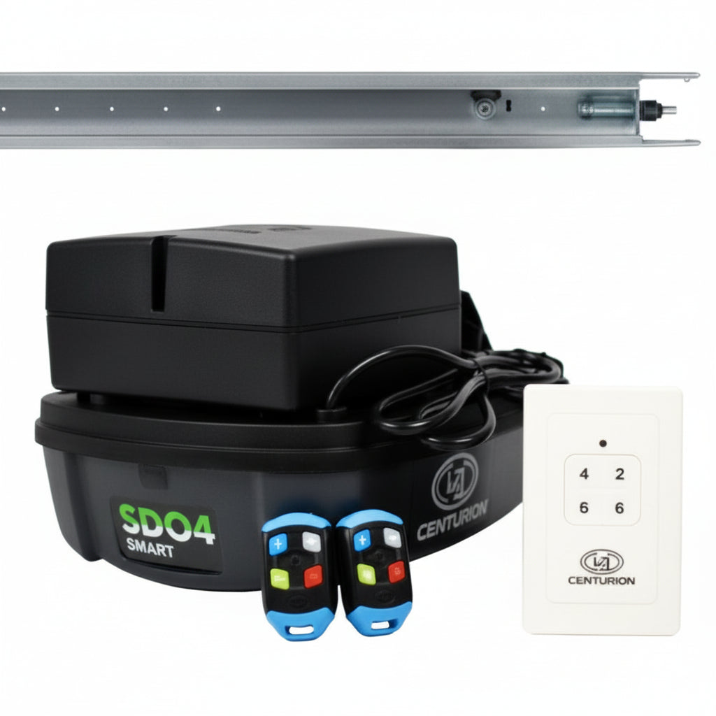 Centurion Garage Door Motor SDO4 SMARTT12 1200N TipUp Kit 2 x Tx4 + WP
