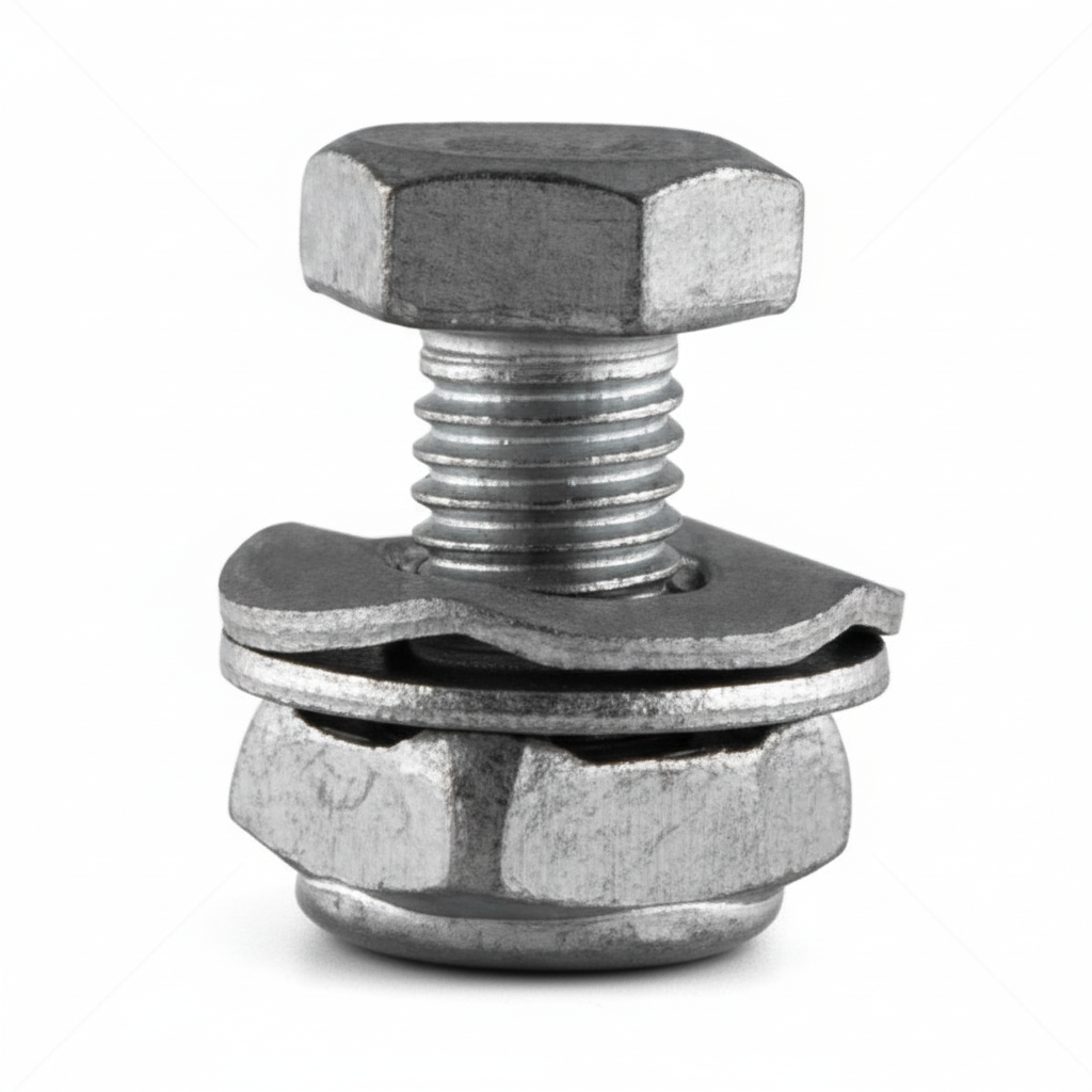 Nemtek Fence Accessories Line Clamps - 8mm Bolt/ Wave Washer Galv.