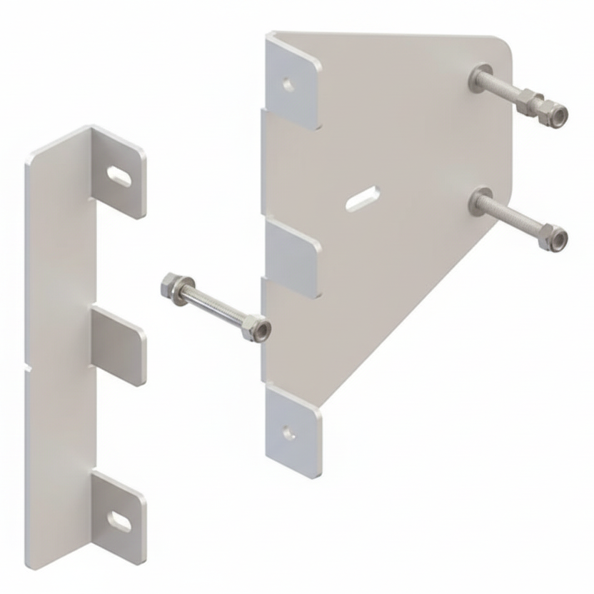 Nice iDoor RS 500 - Mounting Kit Zinc Plated