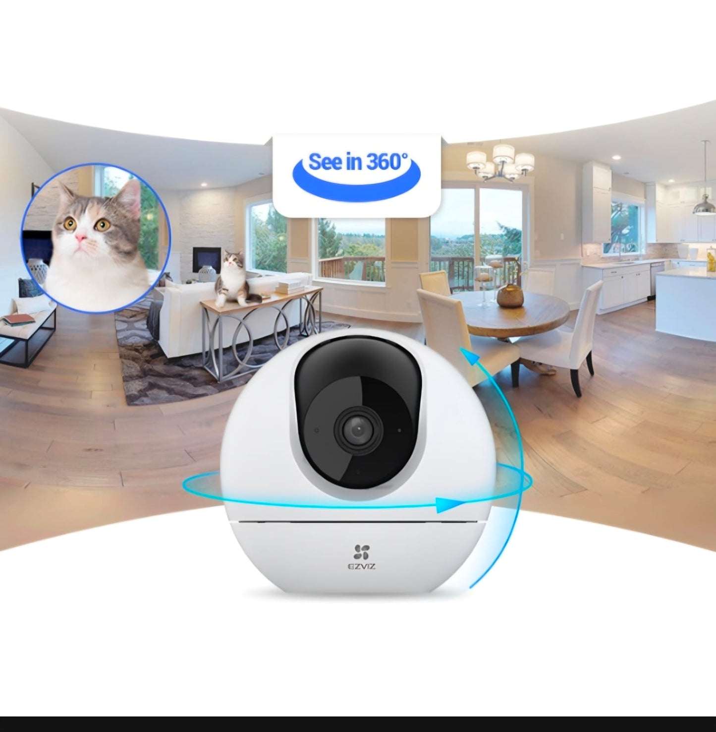 EZVIZ C6c 2K Smart Home Indoor Camera