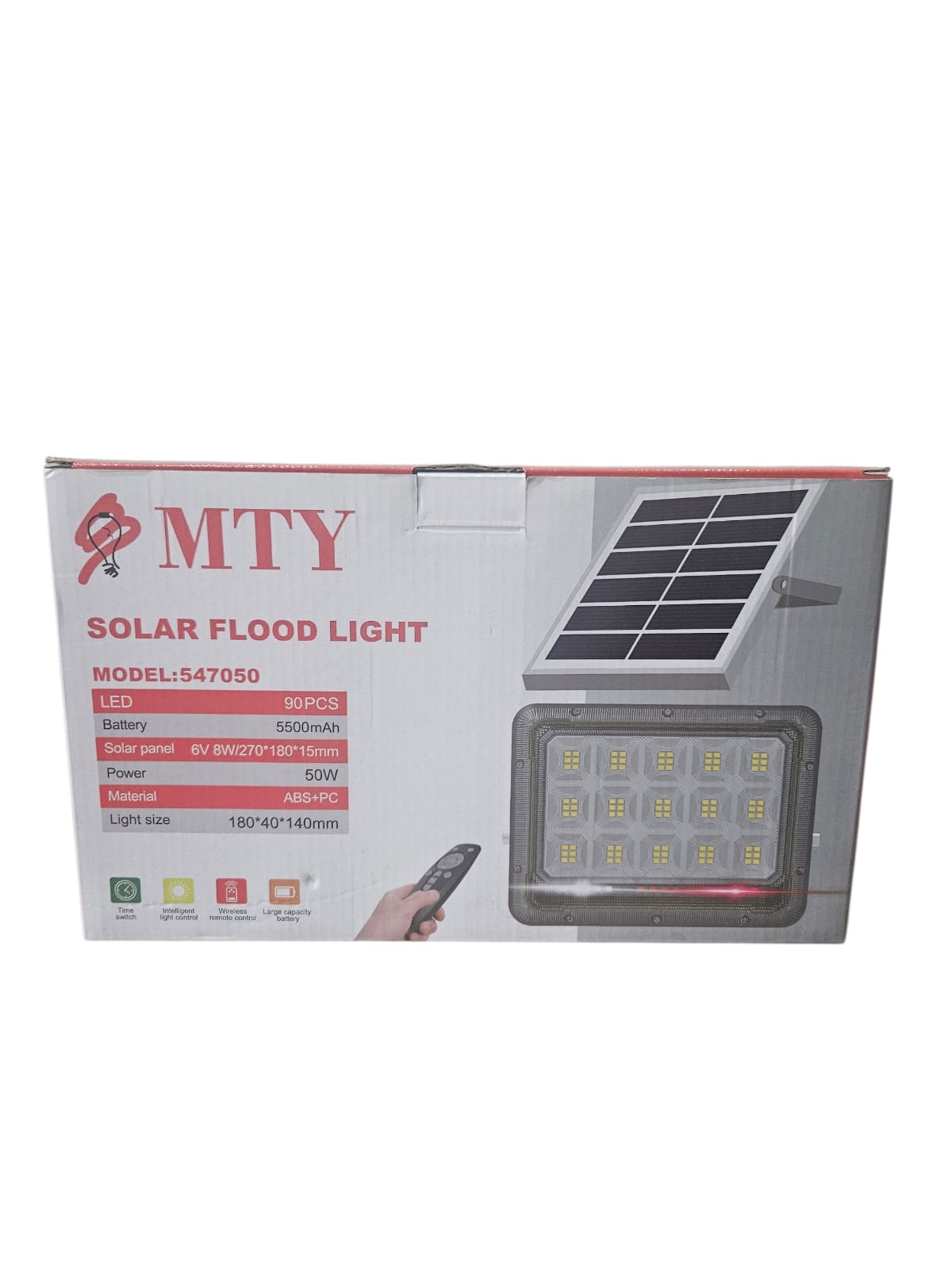 MTY 547050 Solar Flood Light 50W