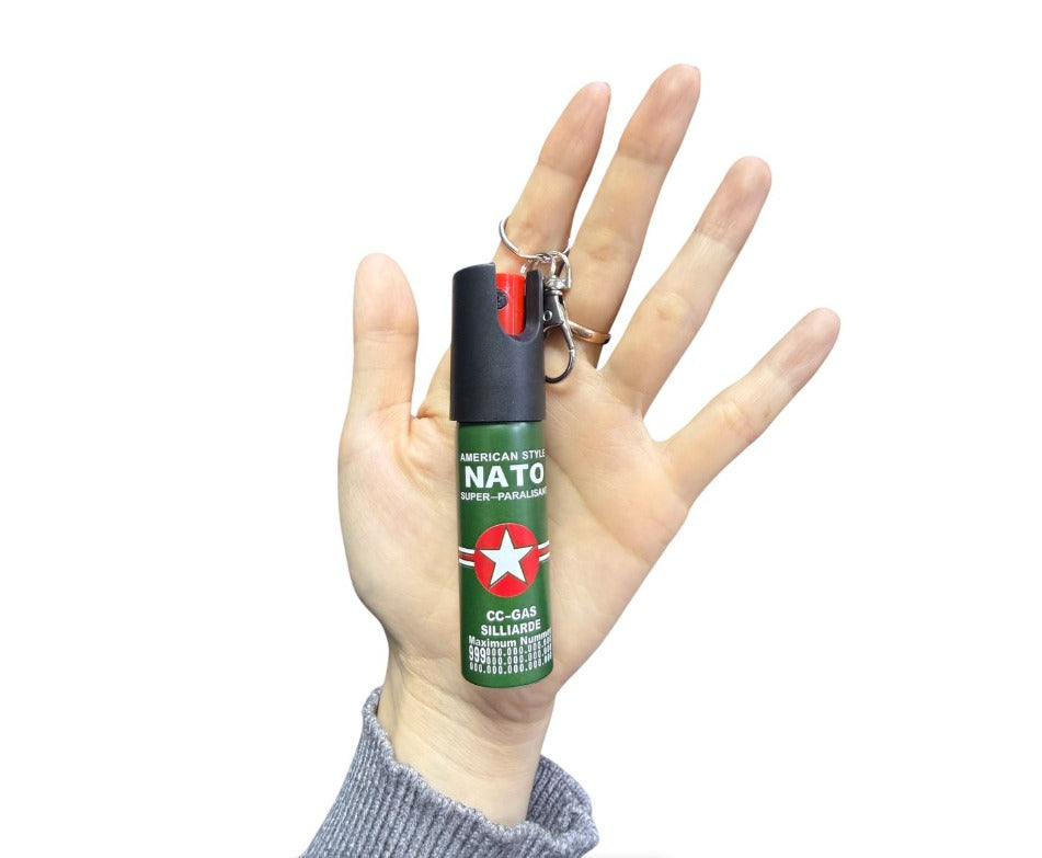 20Ml Nato Pepper Spray Keychain