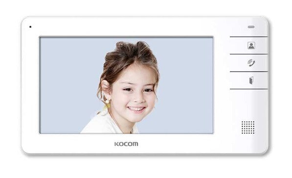 Kocom 4 Wire Apartment System 7" Monitor Only