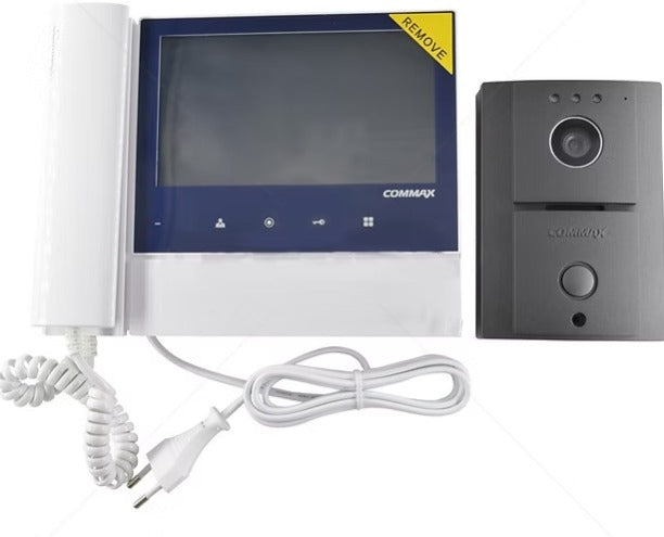 Commax Col 7" LED Touch Button Video Kit CDV-70N/DRC-4L