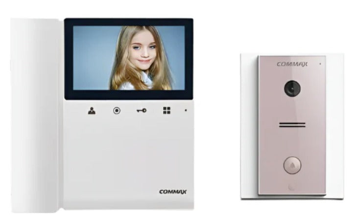 Commax Col 4.3" LED Rose Gold Video Kit CDV-43K/DRC-4LN (Rose)