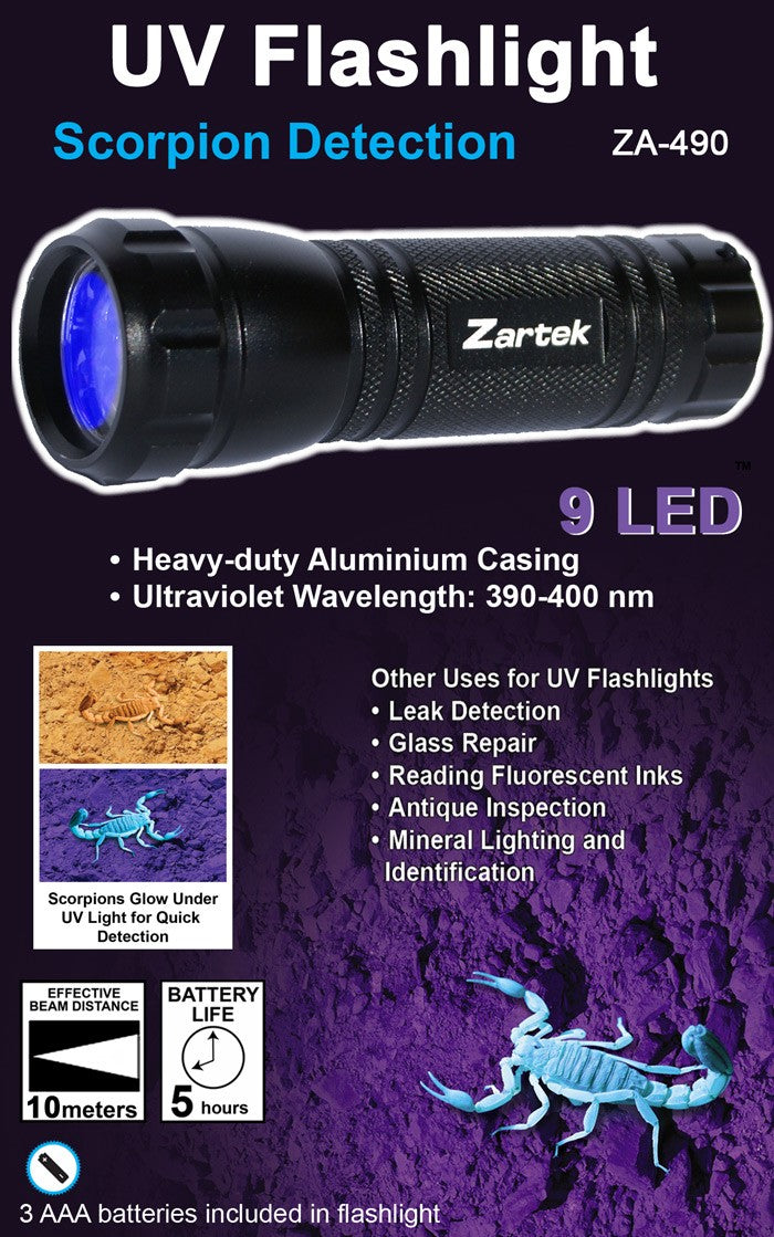Zartek UV Flashlight