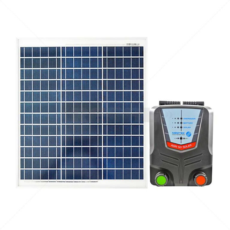 Nemtek Agri 50 Solar Energizer with 40W Solar Panel