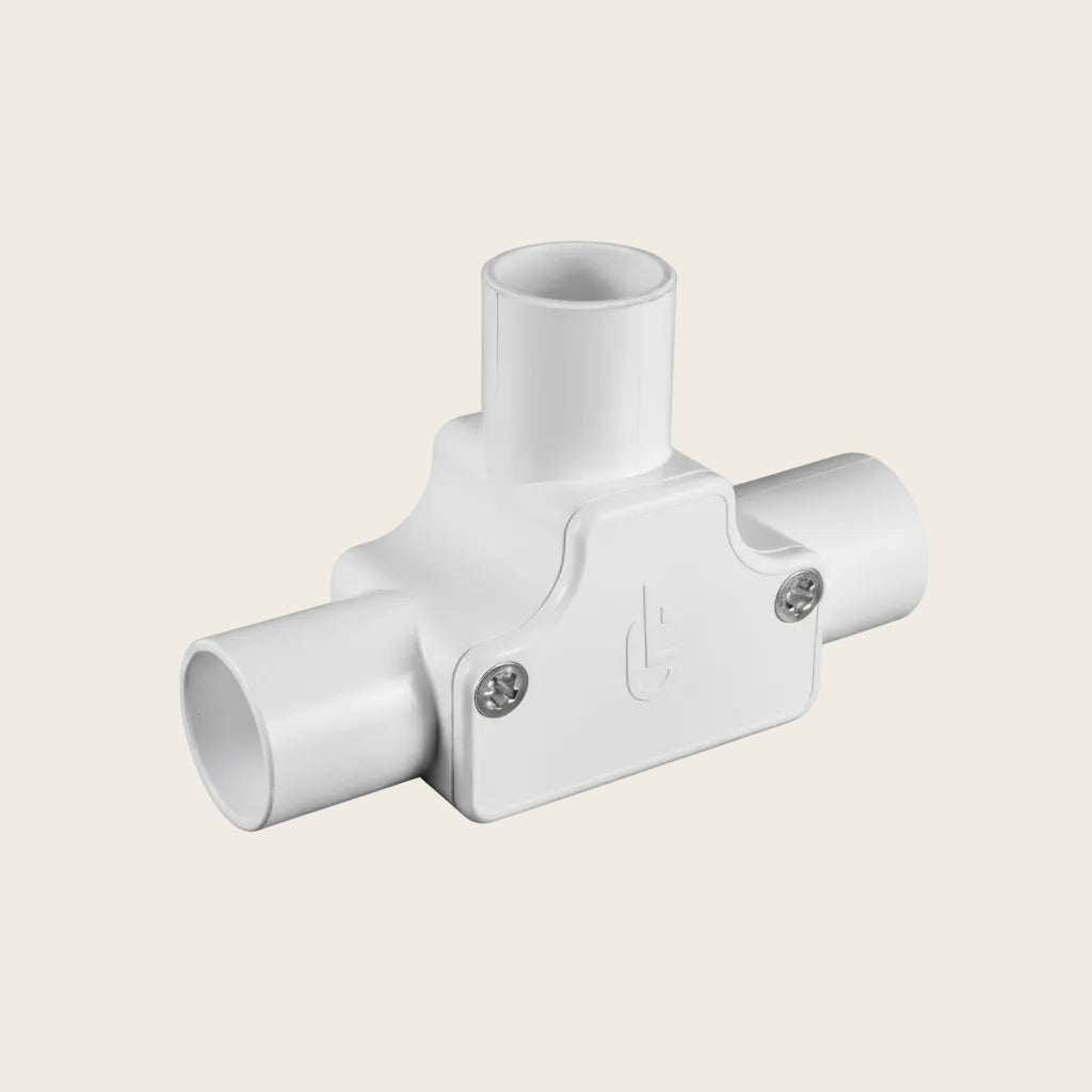 Conduit PVC 20mm T Inspection Box