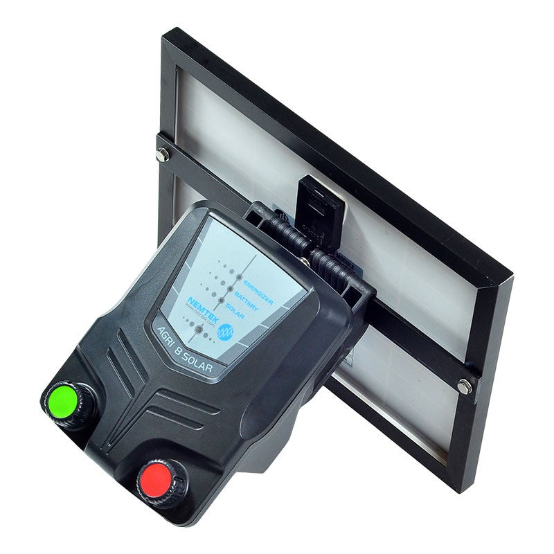 Nemtek Agri Energizer Agri 8 Solar 10 Watt Energizer + Inter. Battery