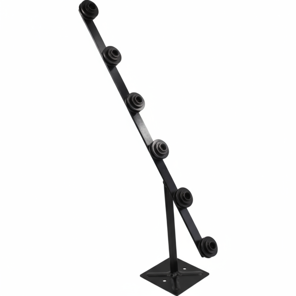 Nemtek Fence Pole - 6Line TPole Black
