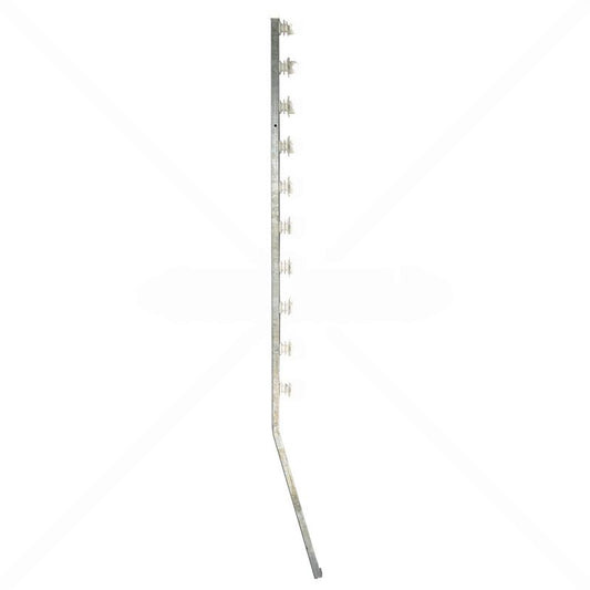 Nemtek Fence Pole - 10Line Square Tube Jurassic Galvanised Angle WB