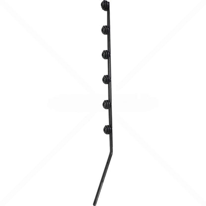 Nemtek Fence Pole - 6Line Flat Bar Angle Black