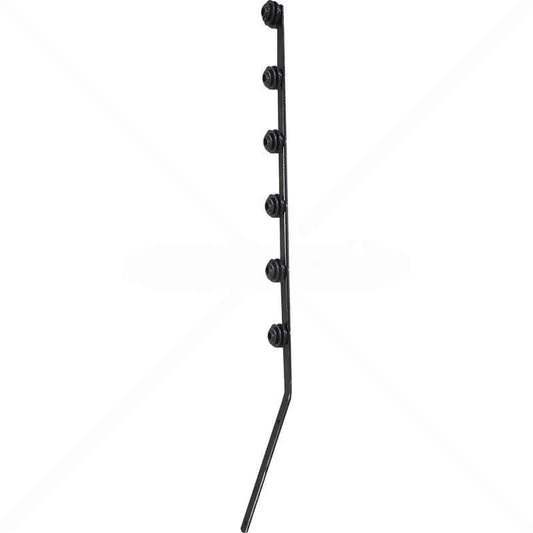 Nemtek Fence Pole - 6Line Flat Bar Angle Black