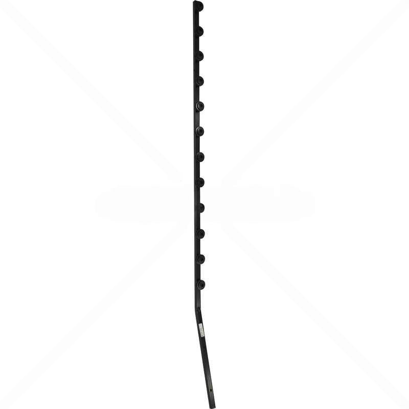 Nemtek Fence Pole - 12Line Square Tube Angled Black