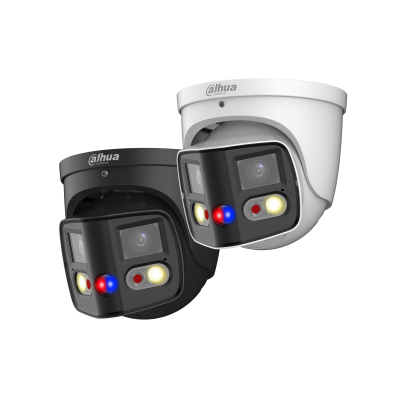 Dahua 2x 4MP Eyeball 25m IR 2.8mm - TiOC Duo Splicing - SMD - SD Card - Built-in Mic and Speaker