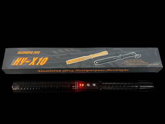High-Voltage Protection Baton with Flash Light