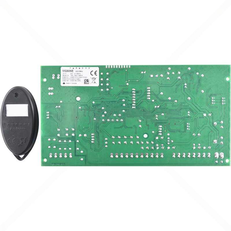 Paradox MG5050 PCB with REM2 Remote PA3825