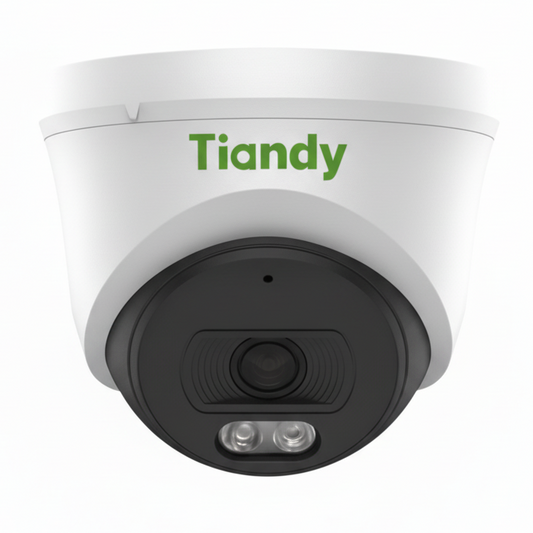 Tiandy 4MP IP Dome Camera 2.8mm, 30M IR, 15M White Light
