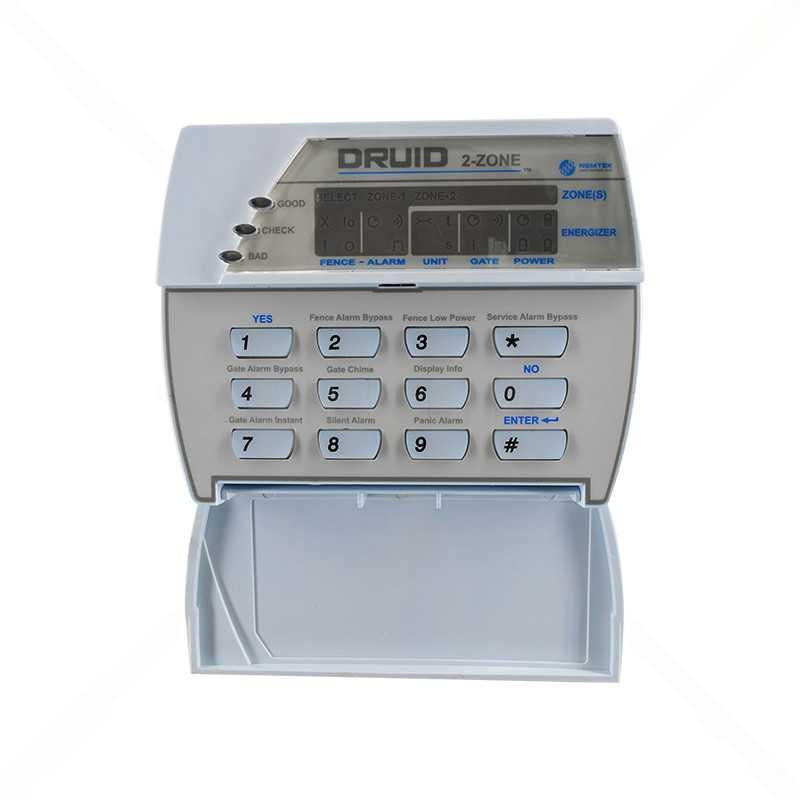 Nemtek Fence Energizer Keypad - DRUID Keypad 2 Zone