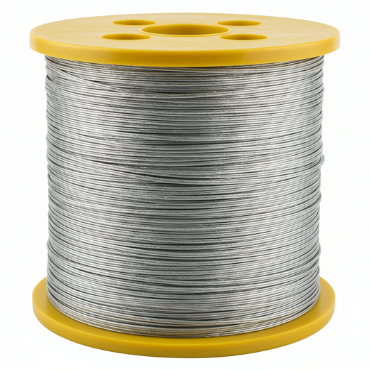 Braided Wire - Galvanised 2mm / 20Kg Reel (1000M)