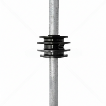 Nemtek Fence Pole - 6Line Round Galvanised BB