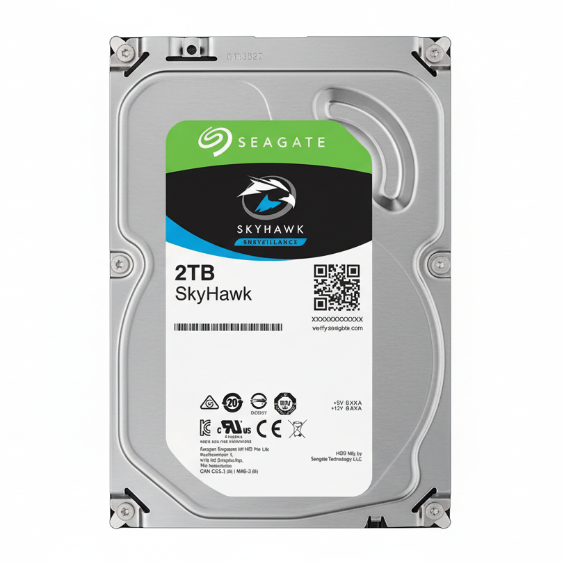 SEAGATE 2TB HDD Surveillance Storage SkyHawk 3.5 Size SATA