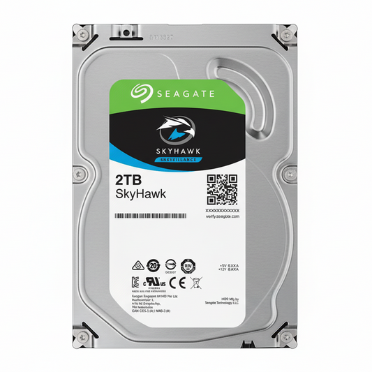 SEAGATE 2TB HDD Surveillance Storage SkyHawk 3.5 Size SATA