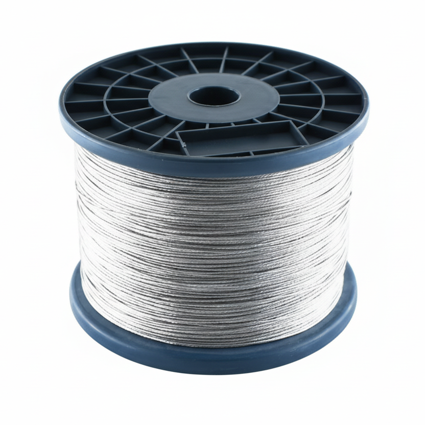 Braided Wire - Galvanised 1.2mm / 5Kg Reel 2
