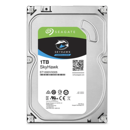 SEAGATE 1TB HDD Surveillance Storage SkyHawk 3.5 Size SATA