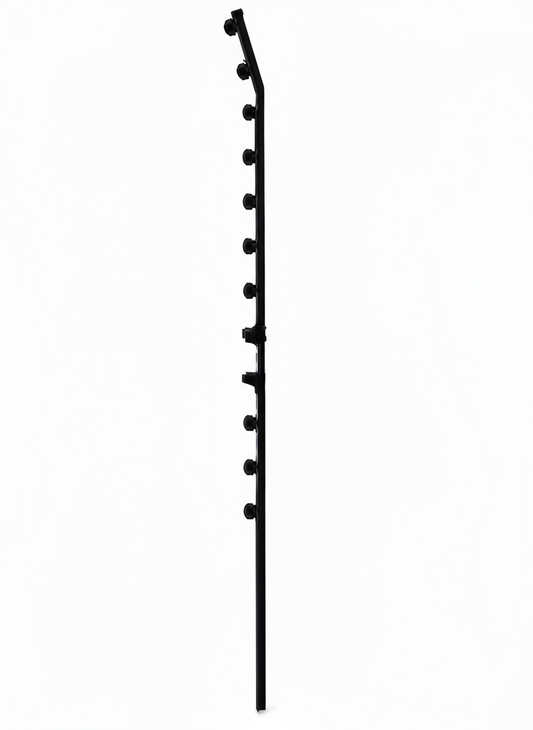 Nemtek Fence Pole - 12Line Square Tube Golf Black