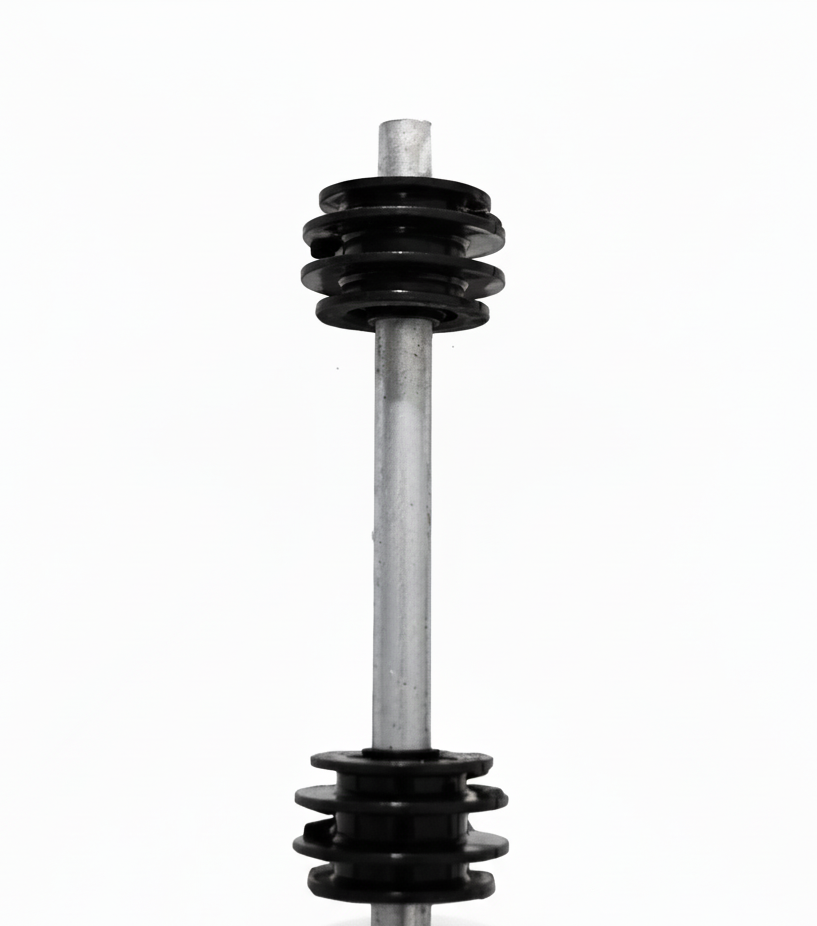 Nemtek Fence Pole - 6Line Round Galvanised BB