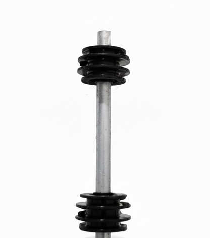 Nemtek Fence Pole - 6Line Round Galvanised BB