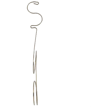 Nemtek Fence Accessories Wall Mount Loop - Straight 304 Stainless