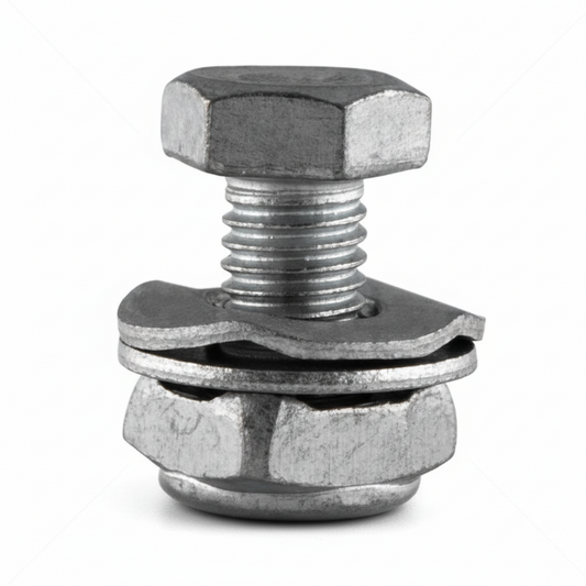 Nemtek Fence Accessories Line Clamps - 8mm Bolt/ Wave Washer Galv.