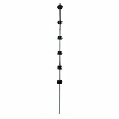 Nemtek Fence Pole - 6Line Round Galvanised BB
