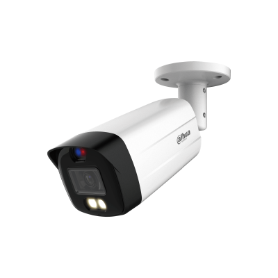 Dahua 5MP Bullet 40m IR 2.8mm - Full-Color - Built-In Mic - Active Deterrence