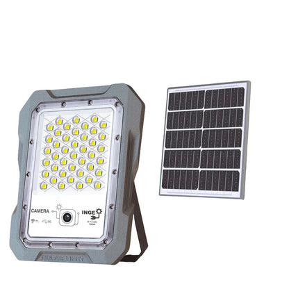 Inge 100W LED Cool White Solar Light with built in WIFI Camera