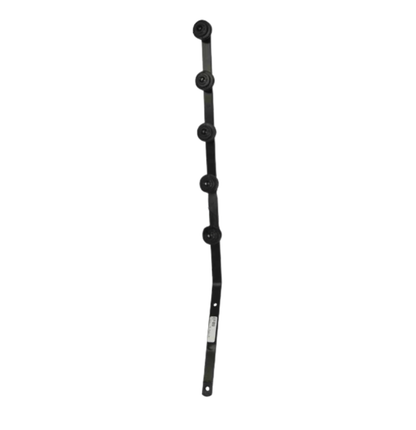 Nemtek Fence Pole - 5Line Flat Bar Angle Black