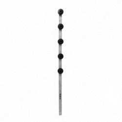 Nemtek Fence Pole - 5Line Flat Bar Galvanised BB