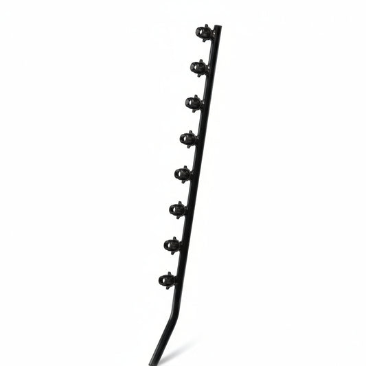 Nemtek Fence Pole - 8Line SQ Tube Jurassic Galv Angled PC BB