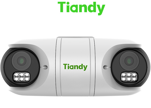 IP Omni Camera with Dual Image Sensor: 1/3" CMOS Sensor with IR CUT (0.02Lux) - Tiandy