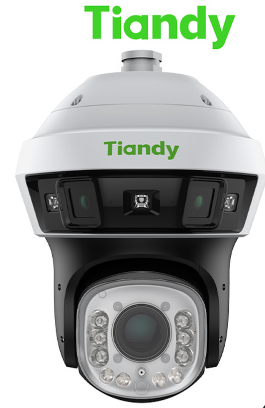 Tiandy IP Camera Multi Sensor: 6" PTZ Dome Camera with 3D Position Support