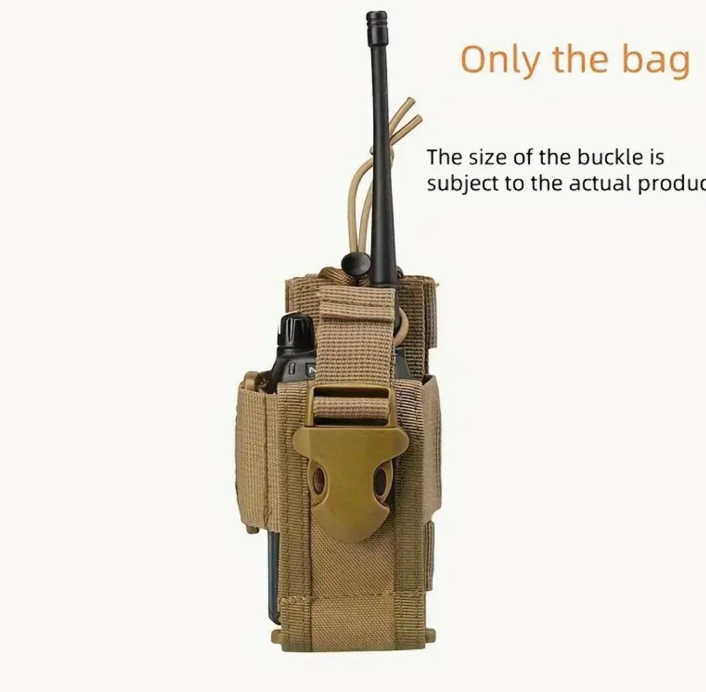 Tactical Radio Pouch MOLLE-Compatible Walkie