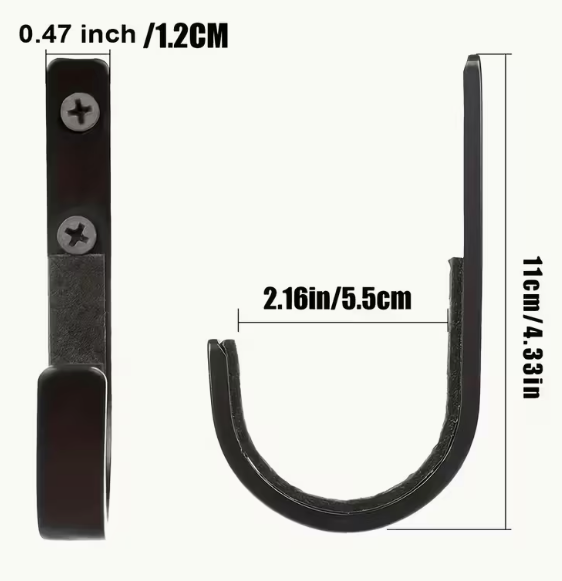 2/4/8pcs Wall-mounted Gun Rack Hook, Used for Storing Rifles, Shotguns and Bows