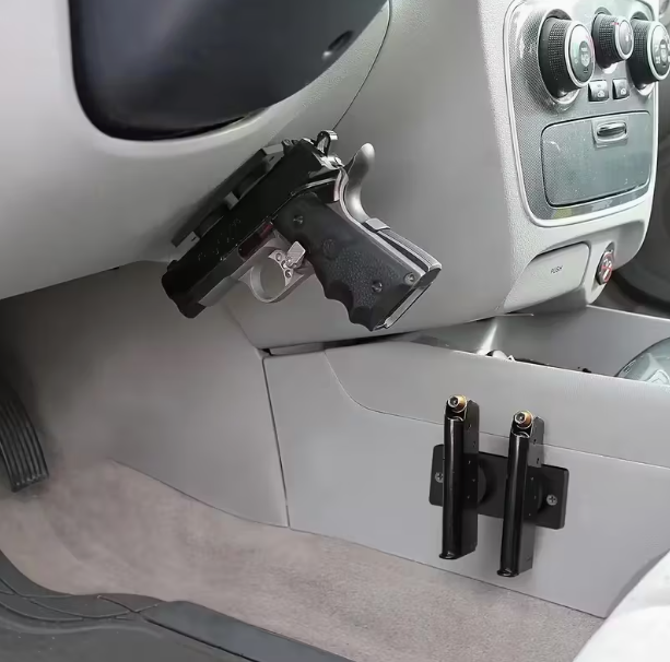 Invisible Pistol Storage Heavy Duty Car Accessories Gun Rack, Hidden Heavy Duty Waist Bag Magnetic Mount (Copy)