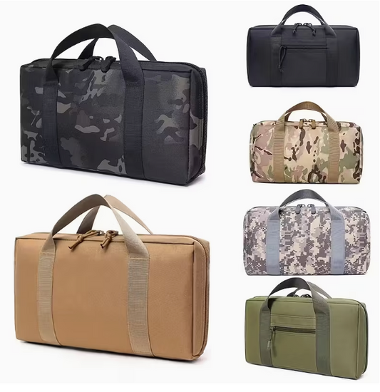 Large Portable Tote Bag for Outdoor Hunting, Designed for Storing Pistols And Accessories Discreetly.