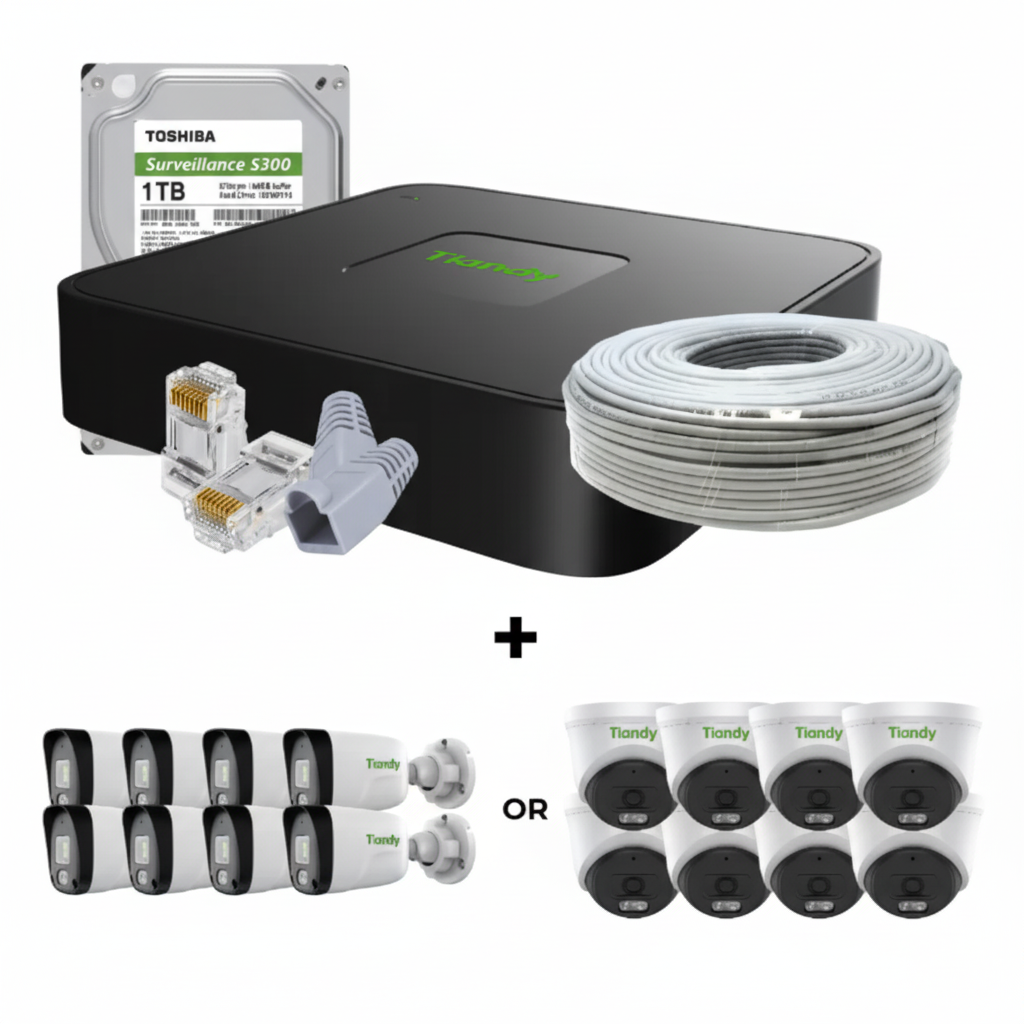 Tiandy AK Series 8 Channel Kit