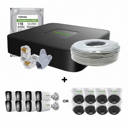 Tiandy AK Series 8 Channel Kit