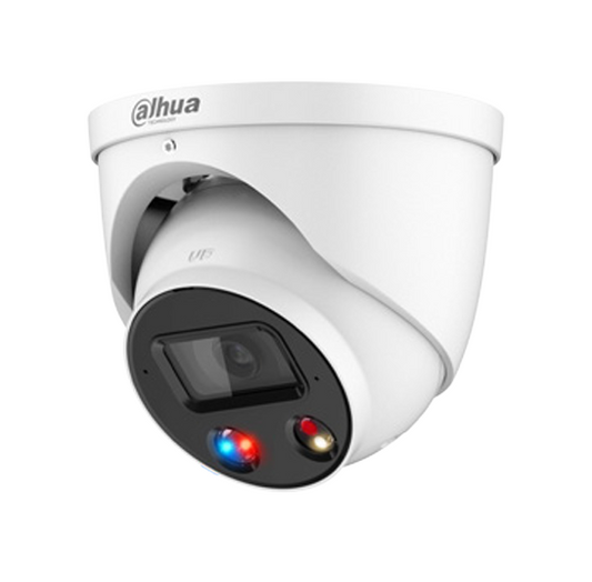 Dahua 5MP Eyeball 30m IR 3.6mm - Full-color - SMD - SD Card - Built-in Mic - Active Deterrence